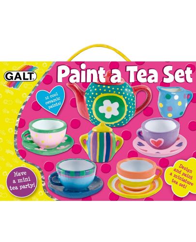 Творчески комплект за рисуване Galt - Сервиз за чай - 1