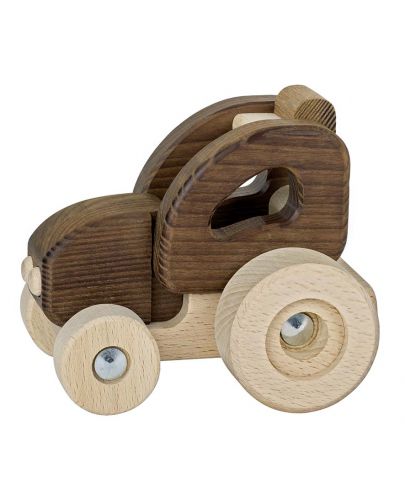 Дървена играчка Goki Nature - Трактор - 1