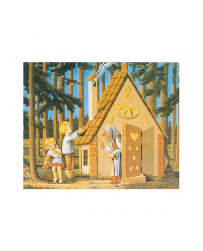 Дървени кубчета Goki - Приказки, 20 части - 4