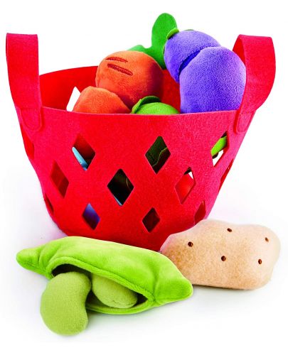 Игрален комплект Hape - Кошница със зеленчуци - 1