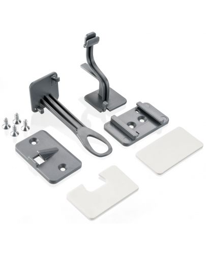 Комплект механизми за заключване Reer Design Line - За шкафове и чекмеджета, 2 броя - 1