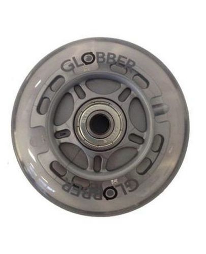 Резервно задно колелце Globber - Светещо, 8 cm - 1