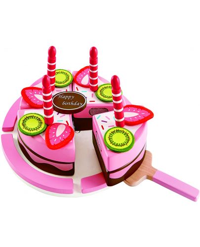 Игрален комплект Hape - Двуетажна торта за рожден ден - 2