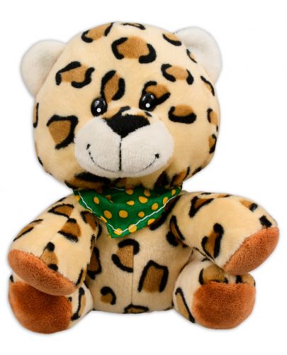 Плюшена играчка Morgenroth Plusch - Диви животни, леопардче, 12 cm - 1