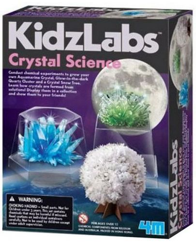 Творчески комплект 4M KidzLabz - Направи си сам, Растящи кристали - 1