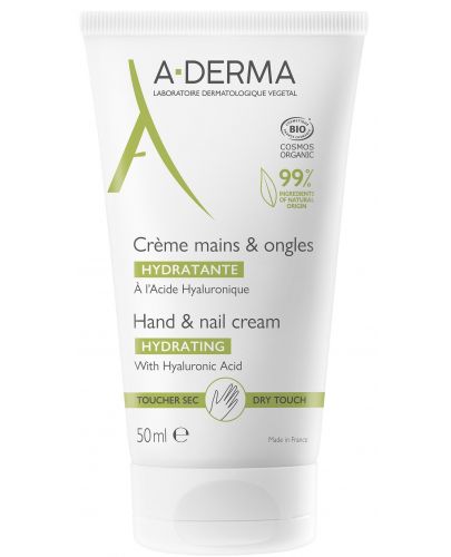 A-Derma Essentiel Care Хидратиращ крем за ръце и нокти, 50 ml - 1