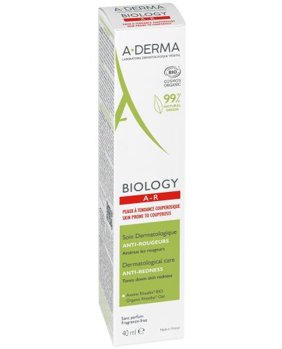 A-Derma Biology Дерматологична грижа срещу зачервявания AR, 40 ml - 3