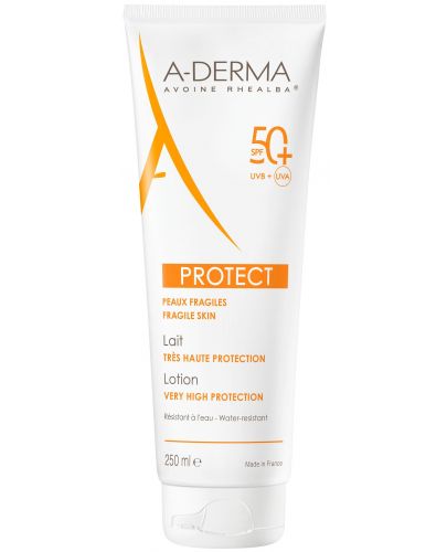 A-Derma Protect Мляко, SPF 50+, 250 ml - 1