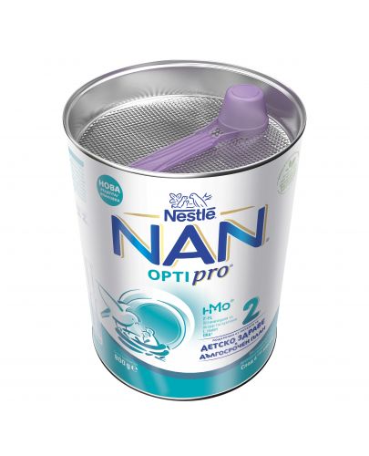Преходно мляко на прах Nestle Nan - OptiPro 2, опаковка 800 g - 5