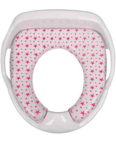 Адаптор за тоалетна чиния Sevi Baby - Розови звезди - 1