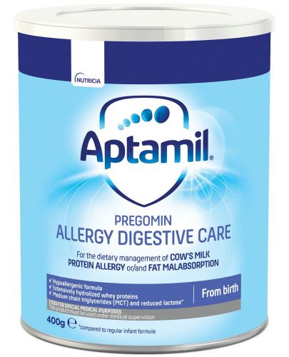 Адаптирано мляко при алергии Aptamil - Pregomin ADC, 400 g - 1