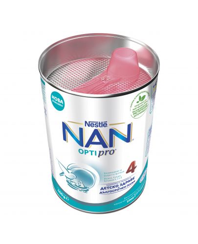Млечна напитка на прах Nestle Nan - Optipro 4, опаковка 400 g - 5