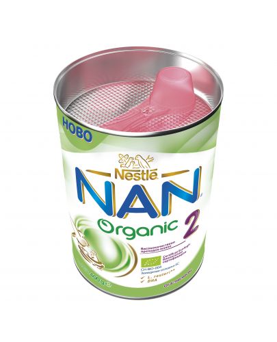 Преходно мляко на прах Nestle Nan - Organic 2, опаковка 400 g - 5