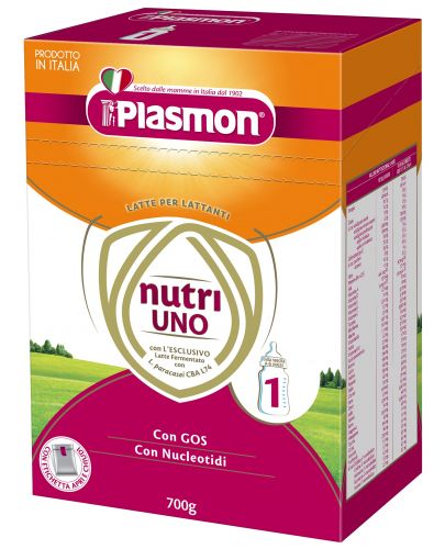 Адаптирано мляко Plasmon - Nutru-Uno 1, 700 g  - 1