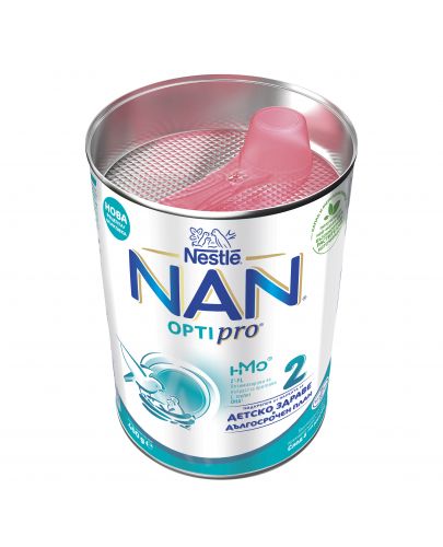 Преходно мляко на прах Nestle Nan - OptiPro 2, опаковка 400 g - 5