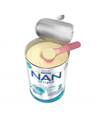 Преходно мляко на прах Nestle Nan - OptiPro 2, опаковка 400 g - 6