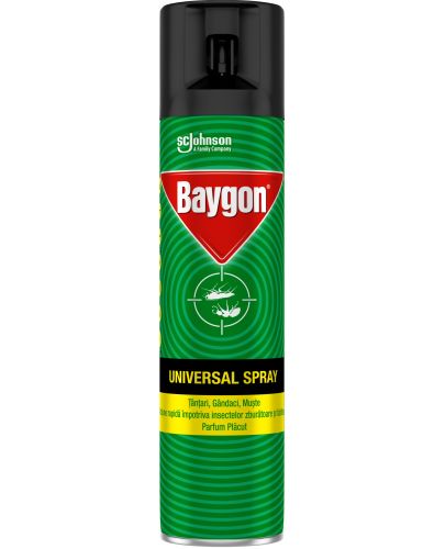 Baygon Универсален аерозол против насекоми, 400 ml - 1
