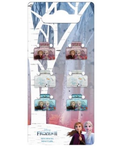 Air-Val Frozen II Щипки за коса 6 бр - 1