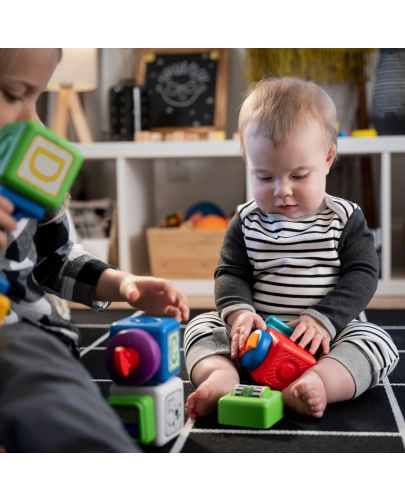 Активна играчка Baby Einstein - Кубчета, Bridge & Learn, 15 части - 5