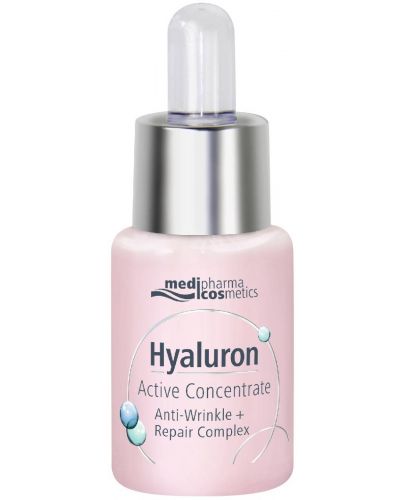Medipharma Cosmetics Hyaluron Активен концентрат, възстановяване, 13 ml - 1