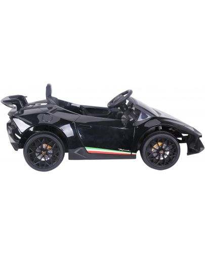 Акумулаторна кола Chipolino - Lamborghini Huracan, черна, с EVA гуми - 7