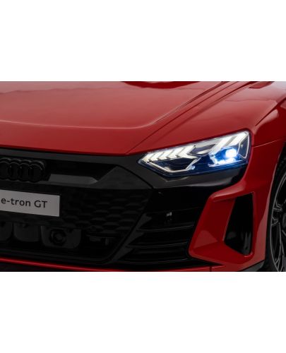 Акумулаторна кола Moni - Audi RS e-tron, червена - 5