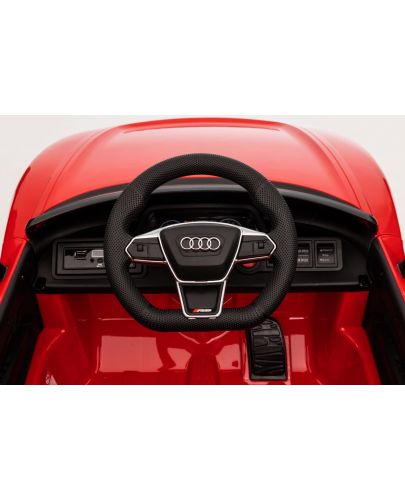 Акумулаторна кола Moni - Audi RS e-tron, червена - 7