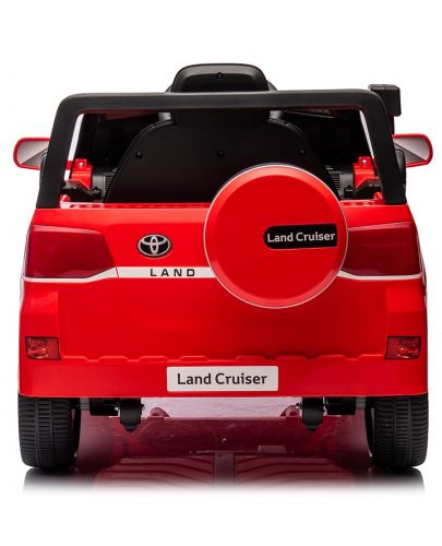 Акумулаторна кола Chipolino - Toyota Land Cruiser, червена - 4
