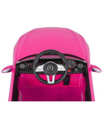 Акумулаторна кола Moni - Mercedes Benz CLS 350, розова - 6