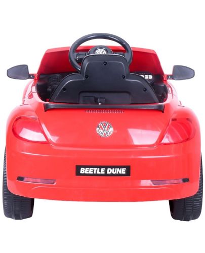 Акумулаторна кола Chipolino - VW Beetle Dune Convertible, червена - 6