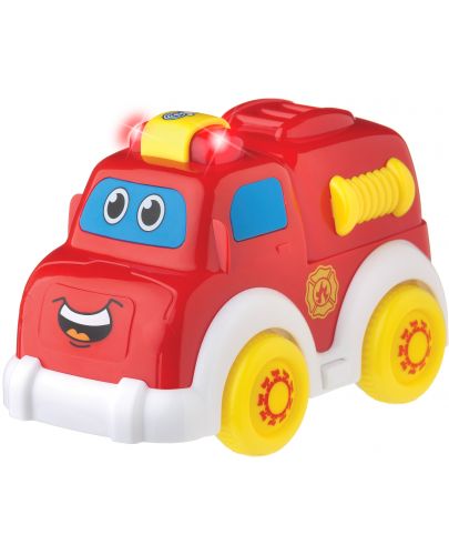 Активна играчка Playgro + Learn - Пожарна кола, със светлини и звуци - 1