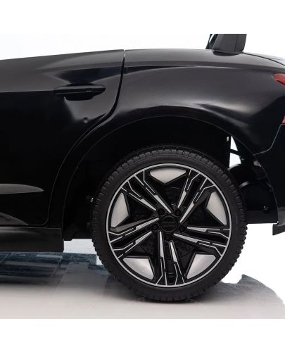 Акумулаторна кола Moni - Audi RS e-tron, черна - 6