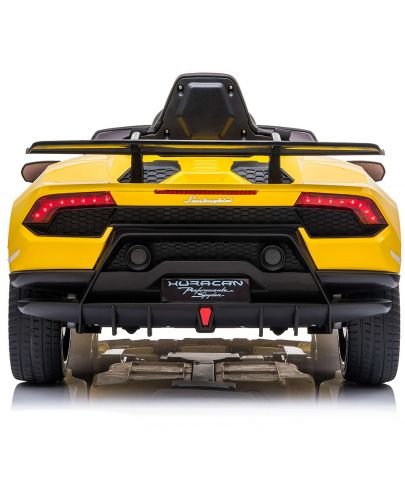 Акумулаторна кола Chipolino - Lamborghini Huracan, жълта, с EVA гуми - 5