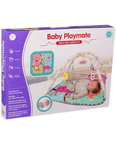 Активна гимнастика Baby Playmate - Животинчета, квадратна - 2
