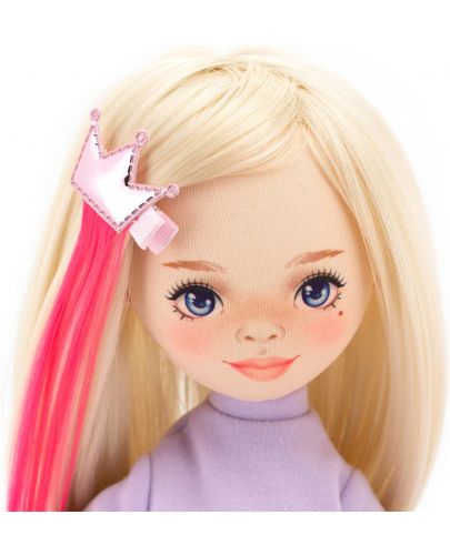 Аксесоари за кукла Orange Toys Sweet Sisters - Розови обувки, чанта и розов кичур - 5