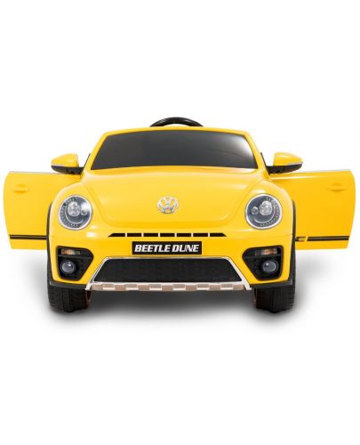 Акумулаторна кола KikkaBoo - Licensed Volkswagen Beetle, жълта - 2