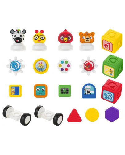 Активна играчка Baby Einstein - Кубчета, Click & Create, 20 части - 1