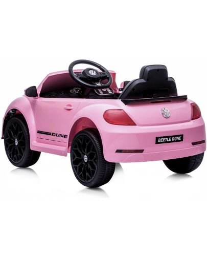 Акумулаторна кола Chipolino - VW Beetle Dune Convertible, розова - 4
