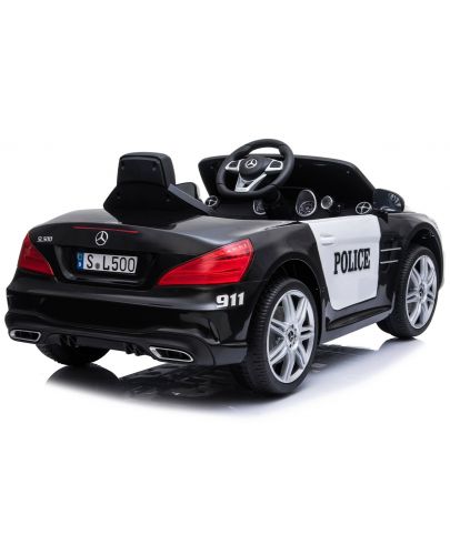Акумулаторна кола Kikka Boo - Licensed Mercedes Benz SL500 Police, черна - 5