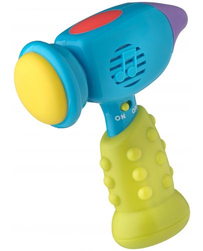 Активна играчка Playgro + Learn - Чук, със светлини и звуци - 1