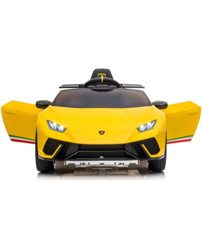 Акумулаторна кола Chipolino - Lamborghini Huracan, жълта, с EVA гуми - 7