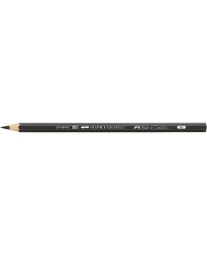Акварелен молив Faber-Castell - Graphite Aquarelle, 6B - 1