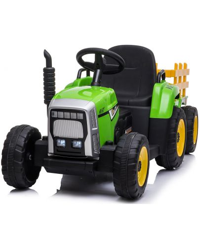 Акумулаторен трактор с ремарке Chipolino - Зелен - 2