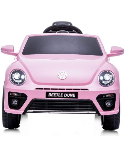 Акумулаторна кола Chipolino - VW Beetle Dune Convertible, розова - 3