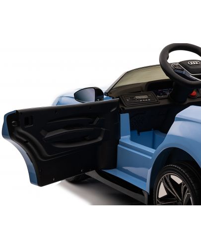 Акумулаторна кола Moni - Audi RS e-tron, синя - 7