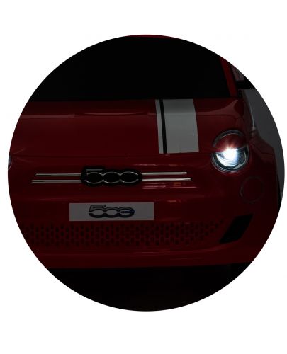 Акумулаторна кола Chipolino - Fiat 500, червена - 10