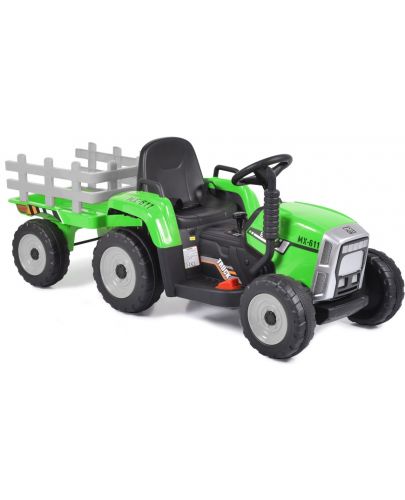 Акумулаторен трактор Moni - Farmer, зелен - 1