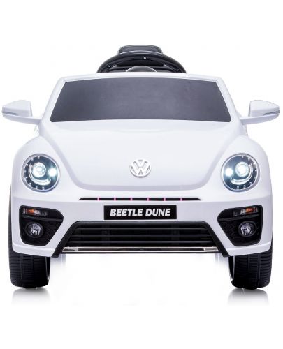 Акумулаторна кола Chipolino - VW Beetle Dune Convertible, бяла - 4