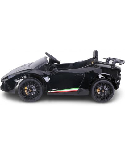 Акумулаторна кола Chipolino - Lamborghini Huracan, черна, с EVA гуми - 3