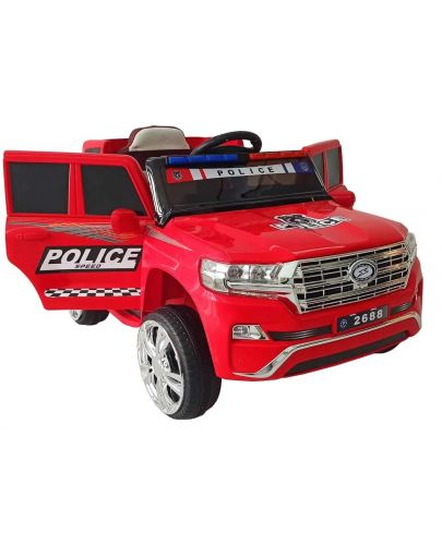 Акумулаторна кола Chipolino - Suv Police Patrol, червена - 4